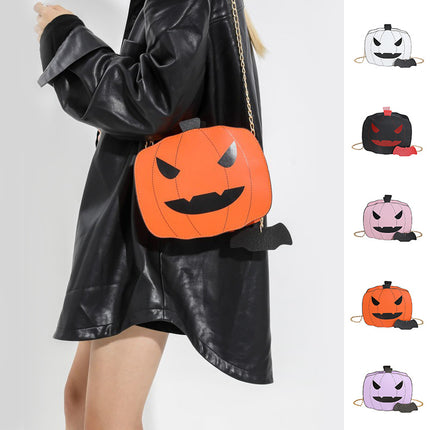 Halloween Shoulder Bag For Girls Personality Funny Creative Chain Crossbody Bags