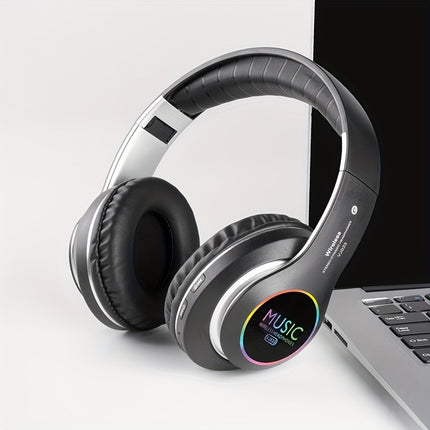 Wireless Headphones, Wireless Earbuds With Deep Bass, Lightweight Foldable Headphones