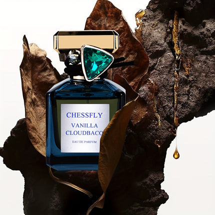 CHESSFLY Men's Vanille Cloudbaco Eau de Parfum 1.7fl.oz - Luxury Vanilla & Tobacco Scent with Tonka Bean