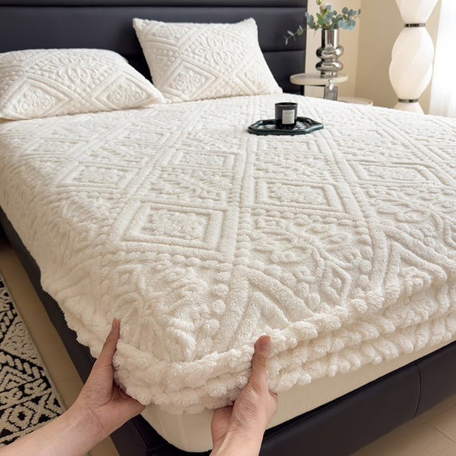 Bed Sheet/Blanket | Four Season Universal Thick Warm Mattress Protective Cover,