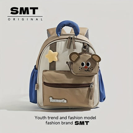 Original Cartoon Backpack for Kids - Lightweight Adjustable Straps, Durable Polyester Lining