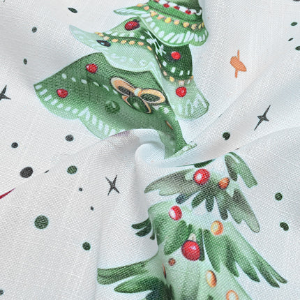 Christmas Forest Punching Shading Curtain Decoration New