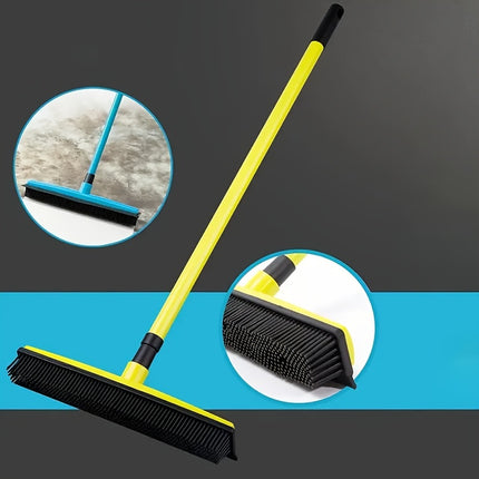 Broom Head, Extendable Handle, Non-Charging Lazy Cleaning Tool for Dog Owners