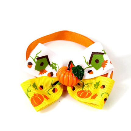 Pet Pumpkin Bow Tie