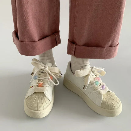 Spring Sports Running White Chunky Sneaker