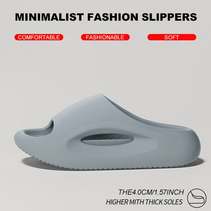 4 pcs set Thick sole slippers, Men's summer 2025 new EVA, resilient, outdoor