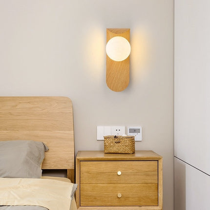 Japanese Style Log Wind Wall Lamp