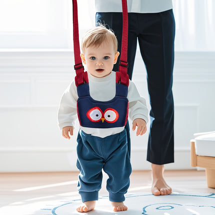 Adjustizable Baby & Toddler Walking Belt with Safety Belt  Owl Walking Trainer, Segmented Step