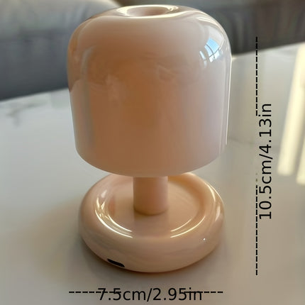 Mini Bedside Night Light with a Sunset Gradient Glow, Small Table Lamp.