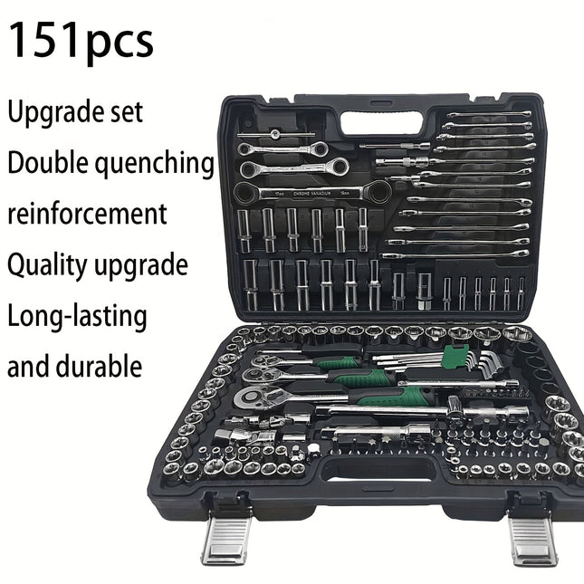 Tool Kit Set, Professional High-Quality Automotive Repair Tools - 46/53/61/82/151pcs