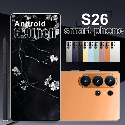 S26 Ultra Upgraded Version S25 Ultra Stylish Unlocked Android Phone, 8GB+256GB Storage,