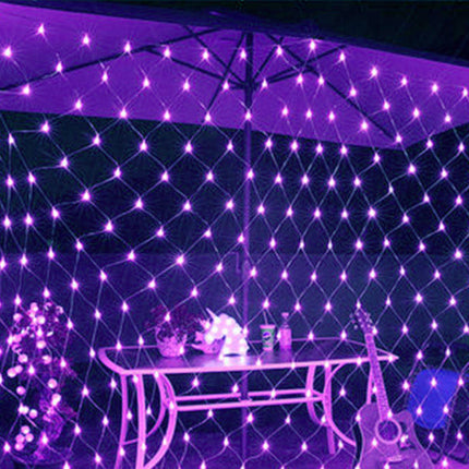 Led fishing grid lanterns holiday wedding christmas decoration net lights