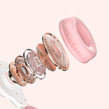 1pc Wired Cat Ear Headset with Pastel Pink/Blue/, USB-Powered Gaming Headphones, Compatible pc