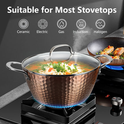 14pcs Pots And Pans Set Nonstick, Aluminum Nonstick Ceramic Cookware