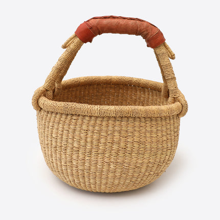 Raffia Wool Woven Storage Basket Dirty Laundry