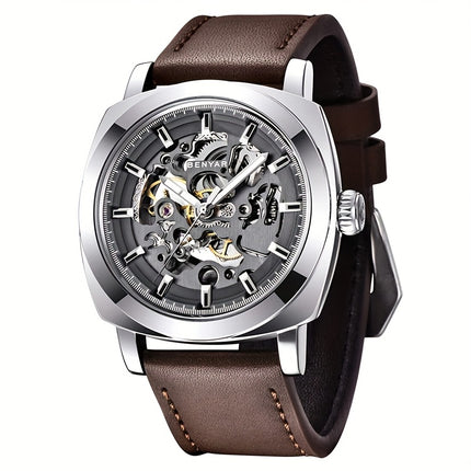 Men'S Watch Youth Model/Freshman Student Automatic Mechanical Hollow Glow-in-the-Dark Fashion