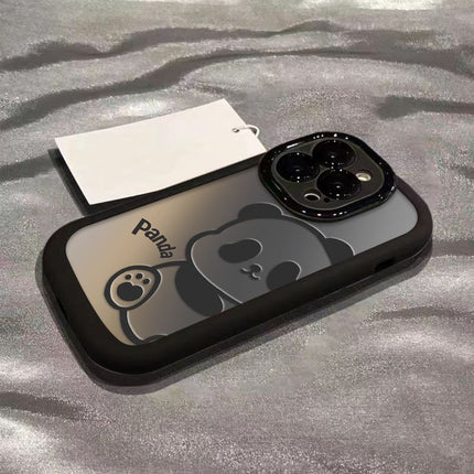 Fashion Gradient Panda I Phone Case