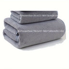 Gray / 1 bath towel and 1 towel set