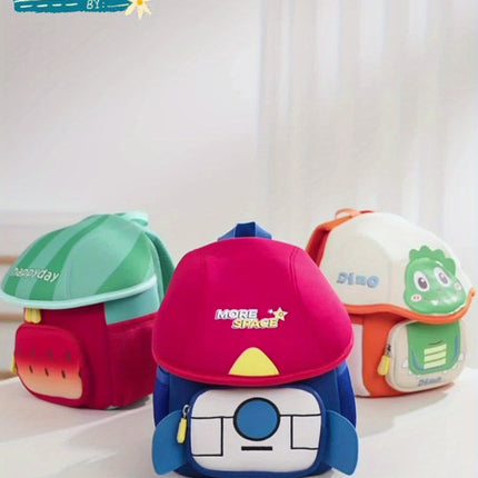 Cute Cartoon Bear Backpack for Youngsters 3-5 Years Old, Adjustable Strap Lightweight Kids' Bag