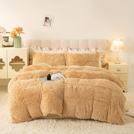 Duvet Cover Set, Winter Bedding, Machine Washable, Zipper Closure