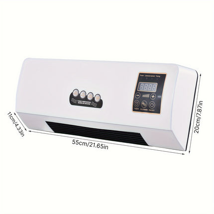 Heater And Fan Combo 1800WDual Use Wall Mounted Electric Fan