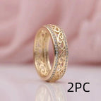 Rose Gold / No 6 / 2PCS