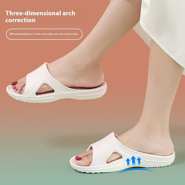 Improved Flat Foot Non-slip Silent Arch Support Slippers