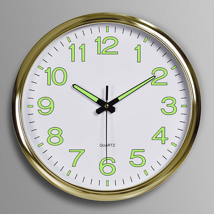 12 Inch 30Cm Luminous Plastic Wall Clock Quartz Clock Bedroom Living Room Wall Clock Simple Clock Custom
