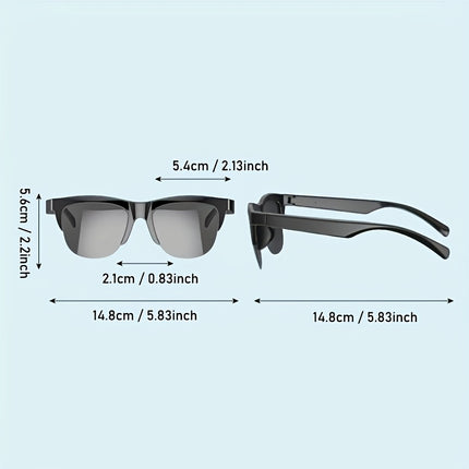 Wireless V5.3 Sunglasses, Multifunctional Glasses, Wireless Calls, Music Playback