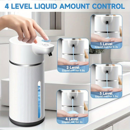 A 420Ml Wall-Mounted Automatic Soap Dispenser with IPX5 Design, Battery, USB Charging, Available