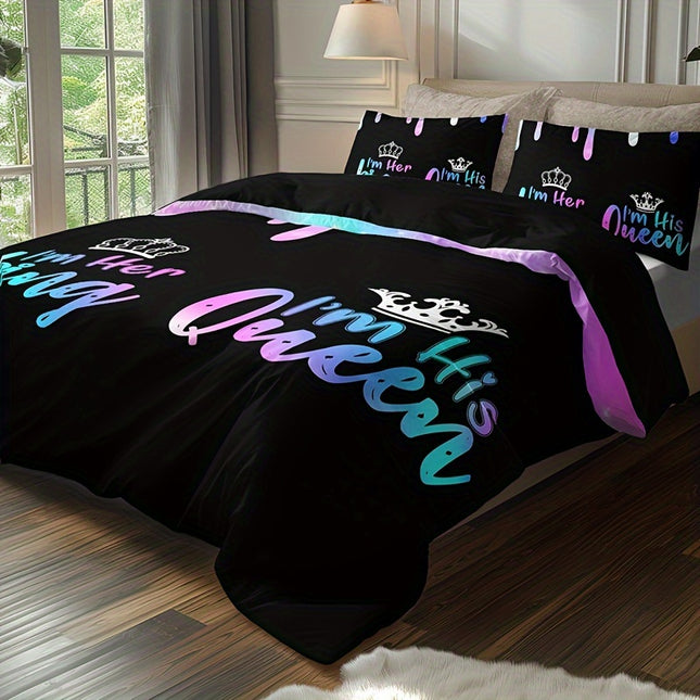 Duvet Cover Set (1 Duvet Cover + 2 Pillowcase Without Pillow Insert