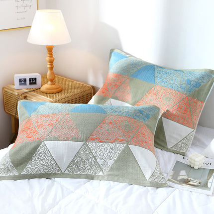 European-style Cotton Five-layer AB Gauze Pillow Towel