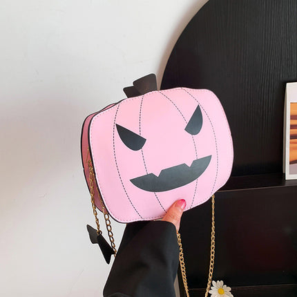Halloween Shoulder Bag For Girls Personality Funny Creative Chain Crossbody Bags
