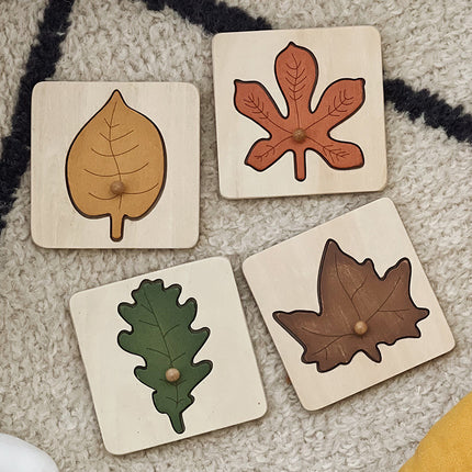 Leaf Panel Puzzle Montessori Early Education