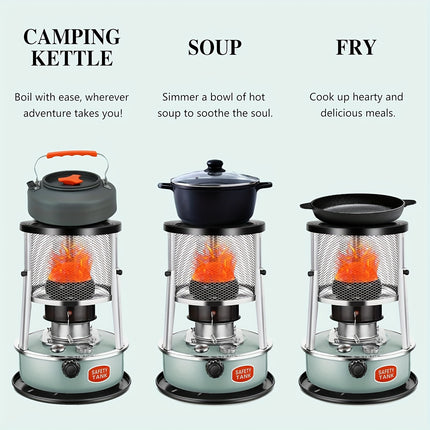 Heater,Kerosene Heaters for Indoor Use,2600W Heating power,Portable Heater for Camping
