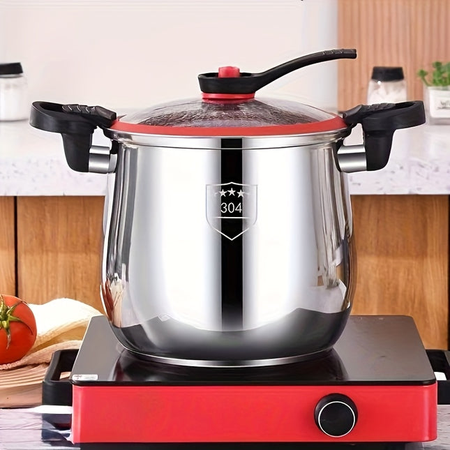 Multifunctional Stainless Steel Stew Pot - Large Capacity, Non-Stick, Fast Sealing & Anti-Scalding