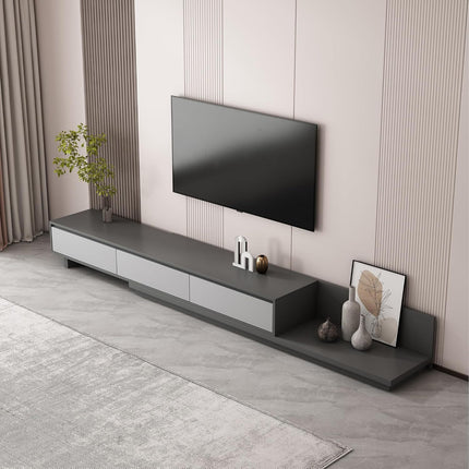 Cabinet, Suitable for 80-inch TV, 79"-130" Length Living Room Bedroom Entertainment Center Table,