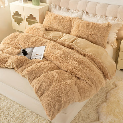 Duvet Cover Set, Winter Bedding, Machine Washable, Zipper Closure