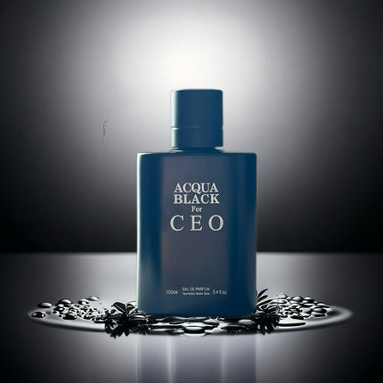 Mens EDP 3.4oz ACQUA BLACK FOR CEO