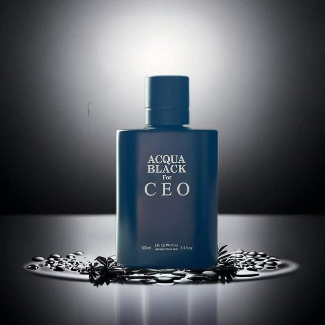 Mens EDP 3.4oz ACQUA BLACK FOR CEO