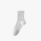 Gray Thigh High Socks / Four Seasons Free Size