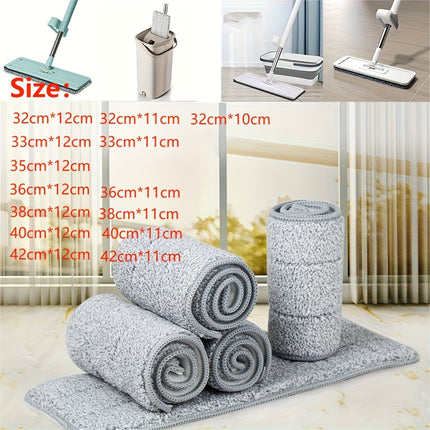5pcs Microfiber Mop Replacement Pads - Ultra-Absorbent, Reusable, and Durable for Wet and Dry Cleaning