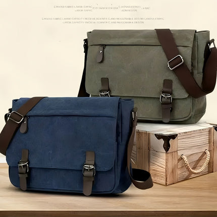 High-Quality, Durable, And Vintage Canvas Shoulder Bag, a Stylish Crossbody Bag for Men