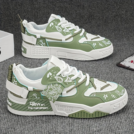 Men'S Low-Top Sneakers - All-Season Lace-Up Shoes with Cushioned PVC Sole, / Color Options