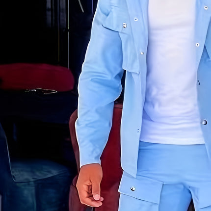 New European and American Cross-border Casual Sports Trendy Fashion Suit