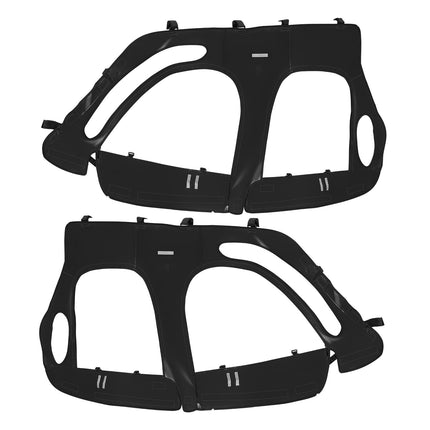 UTV Cab Enclosure Upper Doors Zipper for Polaris RZR XP4 1000/Turbo 2014-2023