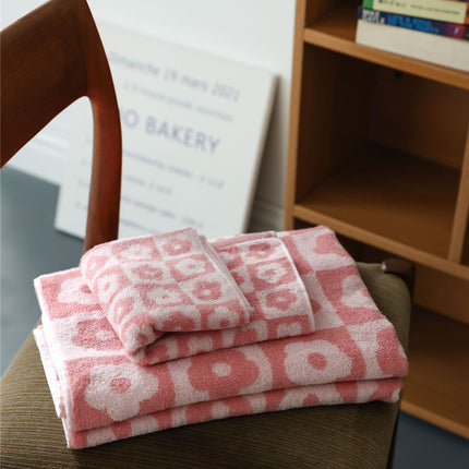 Retro Style Fish Scale Towel Cotton Color