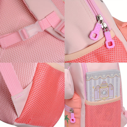 Kindergarten Capybara Cartoon Beach Backpack