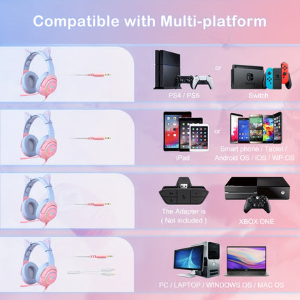 Headphones Noise Canceling Headset With Mic Microphone For PC, PS4, Computer