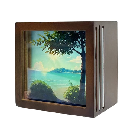 LED Light Box Touch Dimming Ambience Light Charging Small Night Lamp